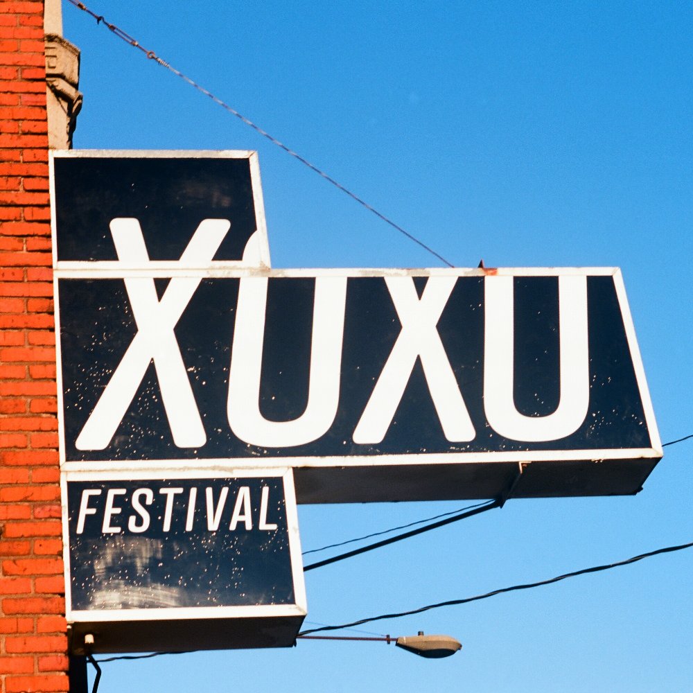 XOXO Festival sign at YU Contemporary