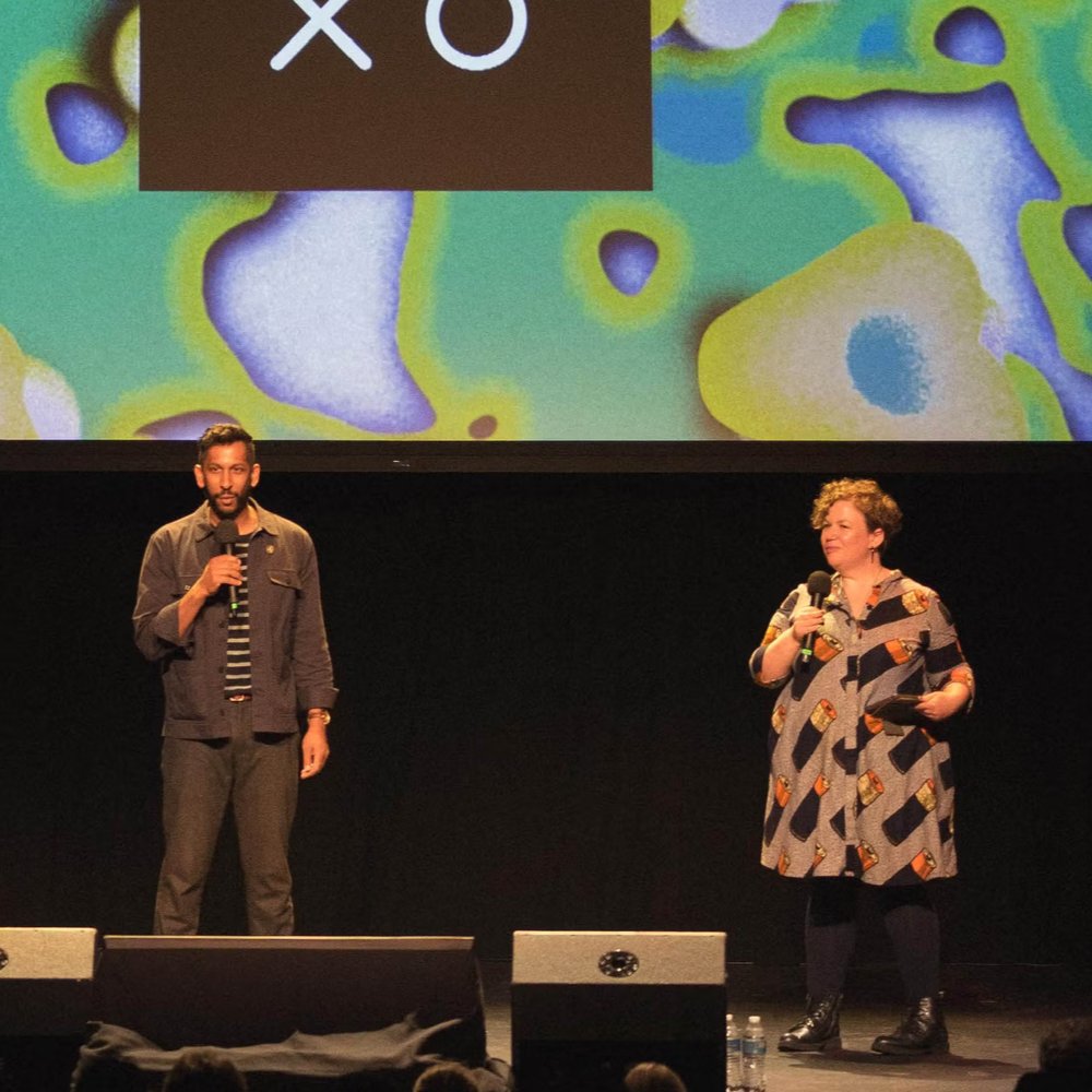 Hrishikesh Hirway and Helen Zaltzman